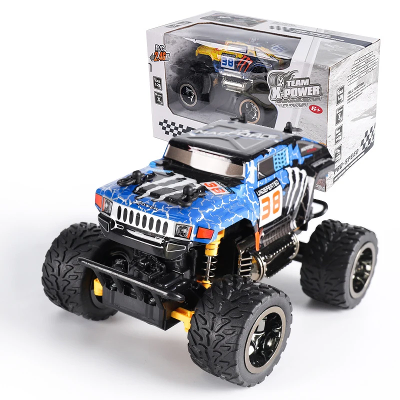 Радиоуправляемая машина 2,4 Ghz 1:28 Игрушечная машина с дистанционным управлением для столкновения высокая скорость дрейф внедорожный грузовик игрушка для детей - Цвет: 8817c1