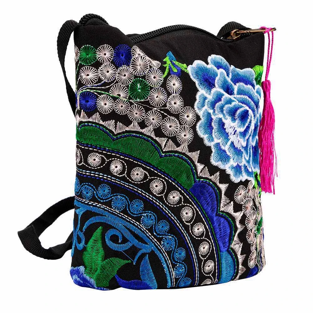 Long Wallets Luxury Purses Women Ethnic Handmade Embroidered Canvas Wristlet Clutch Vintage Purse Business CardHolder 816