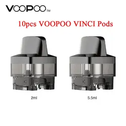 10 шт.! Оригинальный сменный картридж VOOPOO VINCI емкостью 5,5 мл для VOOPOO VINCI Mod Pod Kit & VINCI R Mod Kit