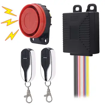 

9-15V Anti-Theft Motorcycle Engine Start Security Alarm System Remote Control 2019