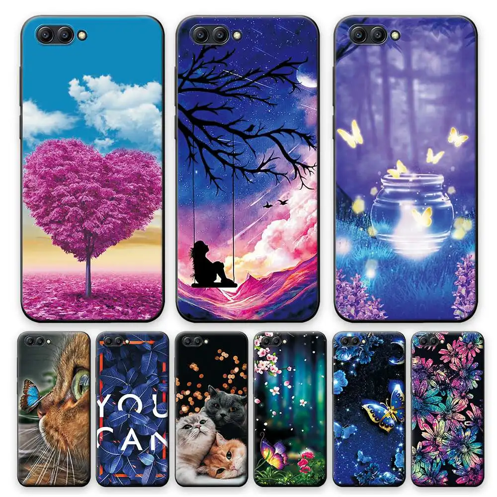 Custodia Per Huawei Honor V10 Visualizza 10 Custodie Posteriori In Tpu Morbido Per Huawei Honor 10 Visualizza 10 Etui Paraurti Protettivo In Silicone