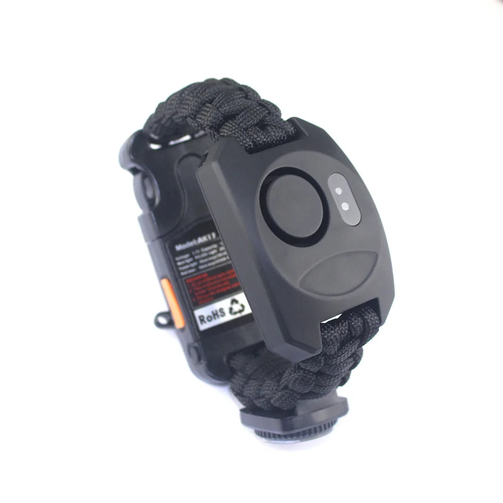 

Umbrella Rope Outdoor Multi-functional Watch Flashlight Camping Adventure Survival (Electric And Alarm Compass Watch