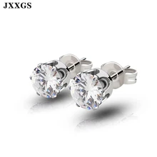 JXXGS гвоздики/для женщин серьги модные украшения зеленый/красный/розовый/синий/желтый серьги со стразами для подарок