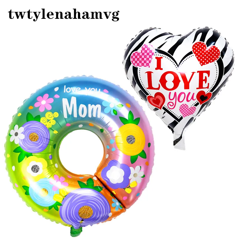 New Colorful Garland Love Peach Aluminum Foil Balloon Mother's Day Gift Wedding Thanksgiving Easter Birthday Party Decoration | Дом и сад