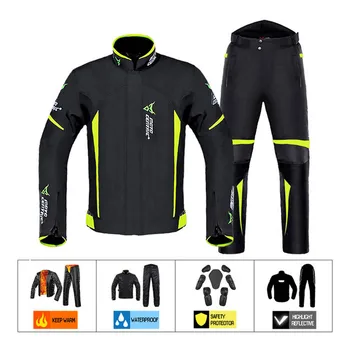 

Waterproof Motorcycle Sets Jacket Winter Riding Jacket Body Armor Protective Gear Motocross Jacket Suits Protection Equipment