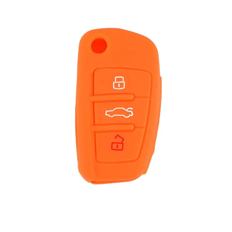 Custodia portachiavi in Silicone Custodia/cover per Chiave/telecomando per Audi A3 A1 A6L misura per Audi Q2L Q3 Q7 per Audi S3 R8 ecc accessori per auto modello Styling Case - H5952b9f75c4a4c158f0864e441055ad5S