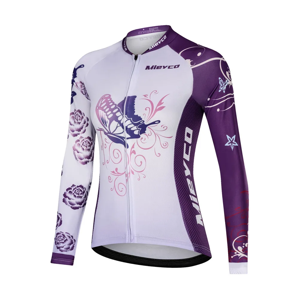 Mieyco Велоспорт Джерси Топы Одежда для велосипедных гонок Ropa Ciclismo с длинным рукавом MTB футболка для езды на велосипеде Майо Ciclismo