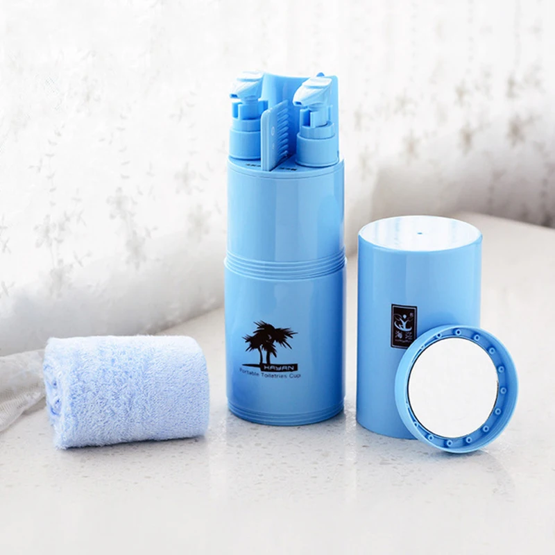 5pcs Toothbrush Travel Case Portable Storage Box Holder Organizer Cover Bathroom Accessories Set | Дом и сад