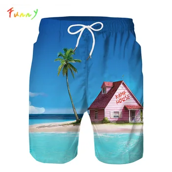 

Quick Dry Boys Shorts Pants 3d Print Summer Breathable Swim Trunks Kids Beach Shorts for Boy Elastic Waist Sport Wear