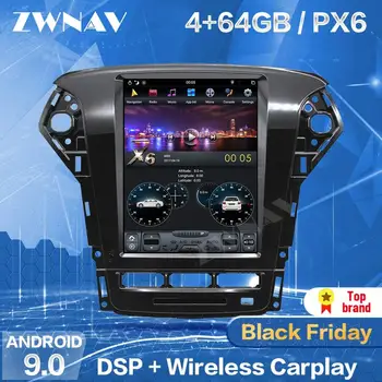 

128GB Tesla Screen For Ford 2010 2011 2012 2013 Mondeo Fusion MK4 Android Car Multimedia Player GPS Radio Audio Stereo Head Unit