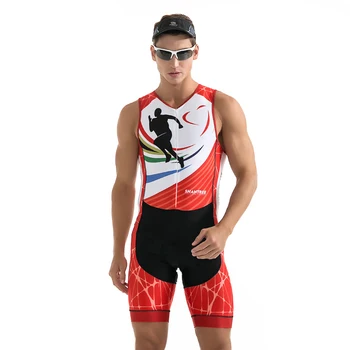 

Pro aero trisuit outdoor sportswear triathlon race suit cycling skinsuit pro team mens red jumpsuit triatlon hombre