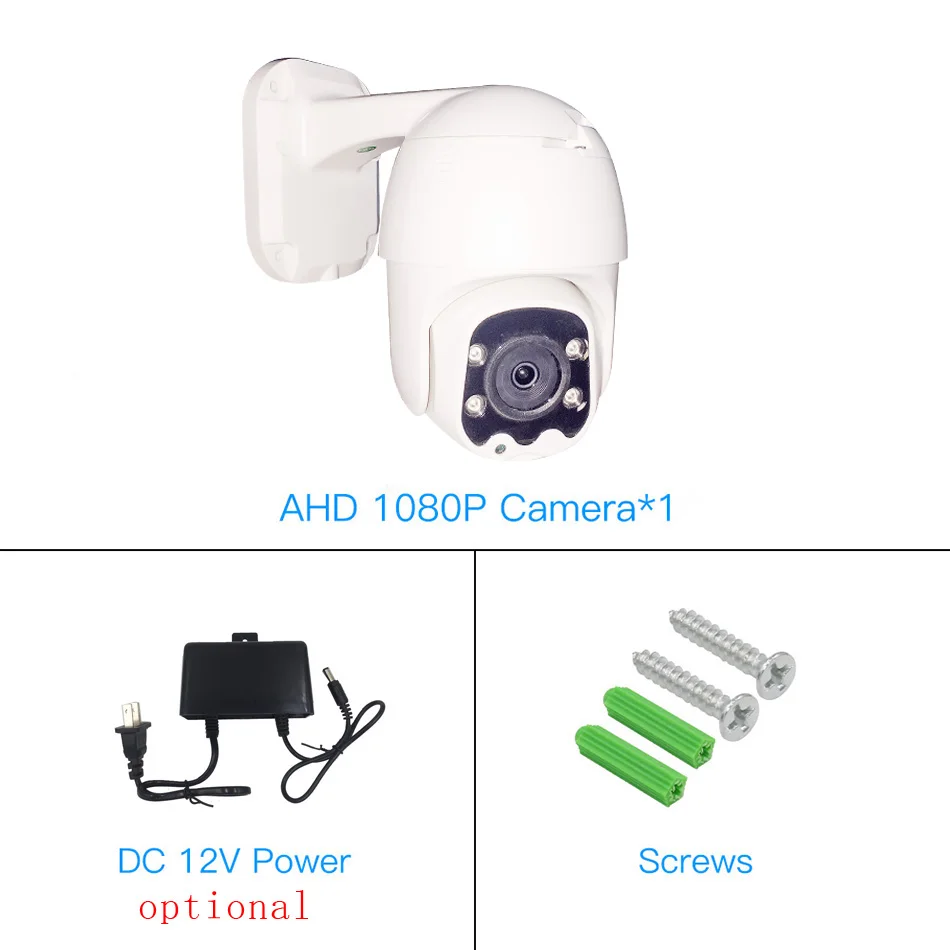 PTZ скоростная купольная AHD камера 1080P 2.0MP коаксиальный контроль нет необходимости RS485 с Pan355 градусов наклона 90 градусов ИК для камеры видеонаблюдения
