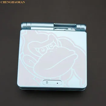 ChengHaoRan 1 комплект золотой пластиковый корпус чехол для GBA SP Majora's Mask limited edition губка-Боб пика Чу дракон - Цвет: X King Kong blue