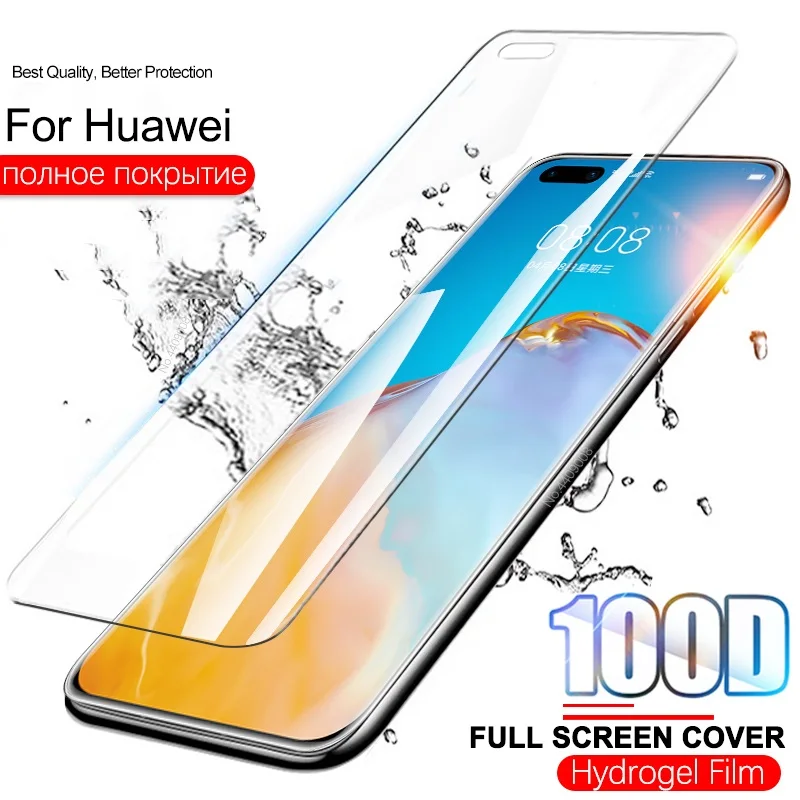 Idrogel Film Morbido Per Huawei P40 Lite Protezione Dello Schermo Per Huawei P40 Lite E Per Huawei P40 Pro Plus Pellicola Non Di Vetro