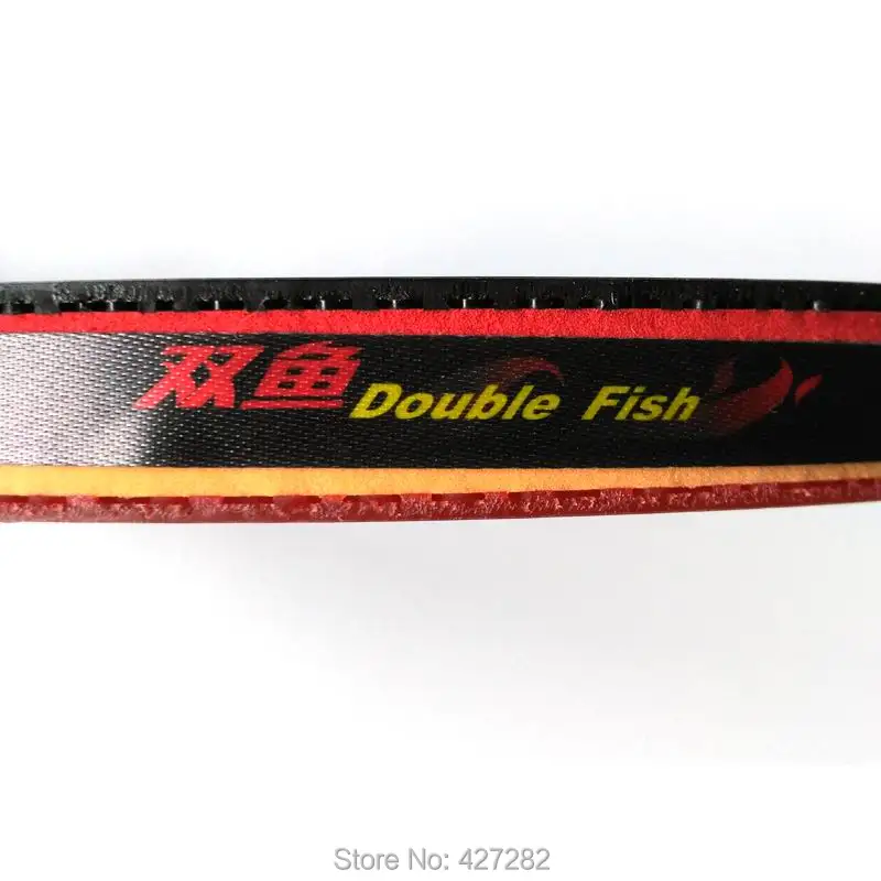 Двойной рыбы готовой ракетка для настольного тенниса ракетки 8A-C 8AC FL ложки с длинной ручкой, петля с быстрая атака ракетка подарок спортивный Чехол