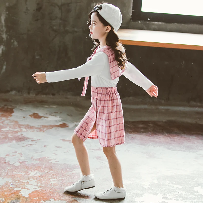 

Baby girls boys clothes set Plaid skirt roupa infantil ropa niсa niсo roupas infantis menina children Clothes for toddler girl