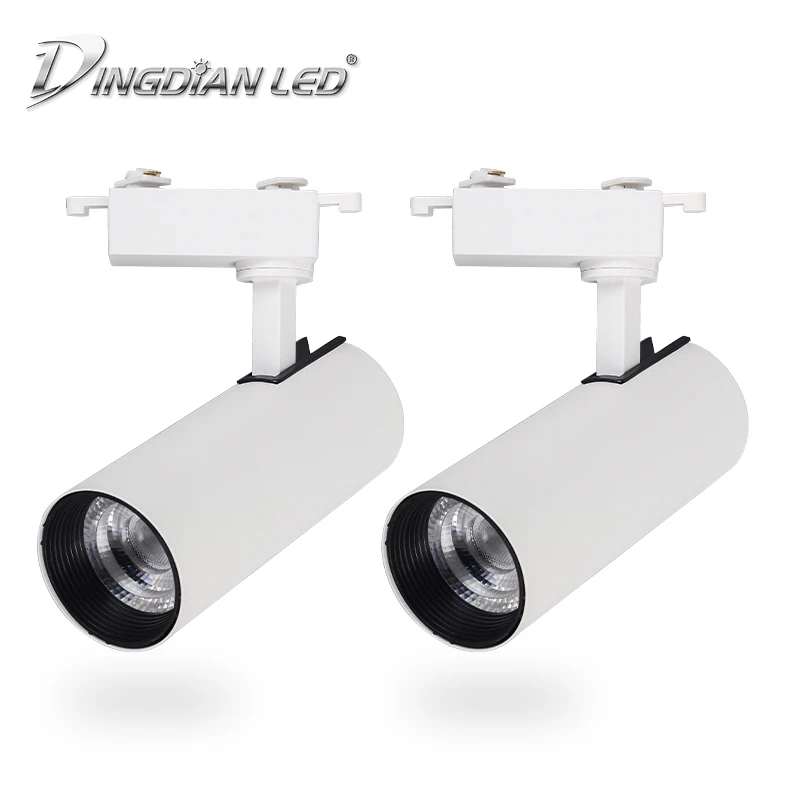 

COB Spot Light Led Track Light Spotlights 20W 30W AC220V LED Track Spotlights Rail COB for Home Supermarket Clothing Stores