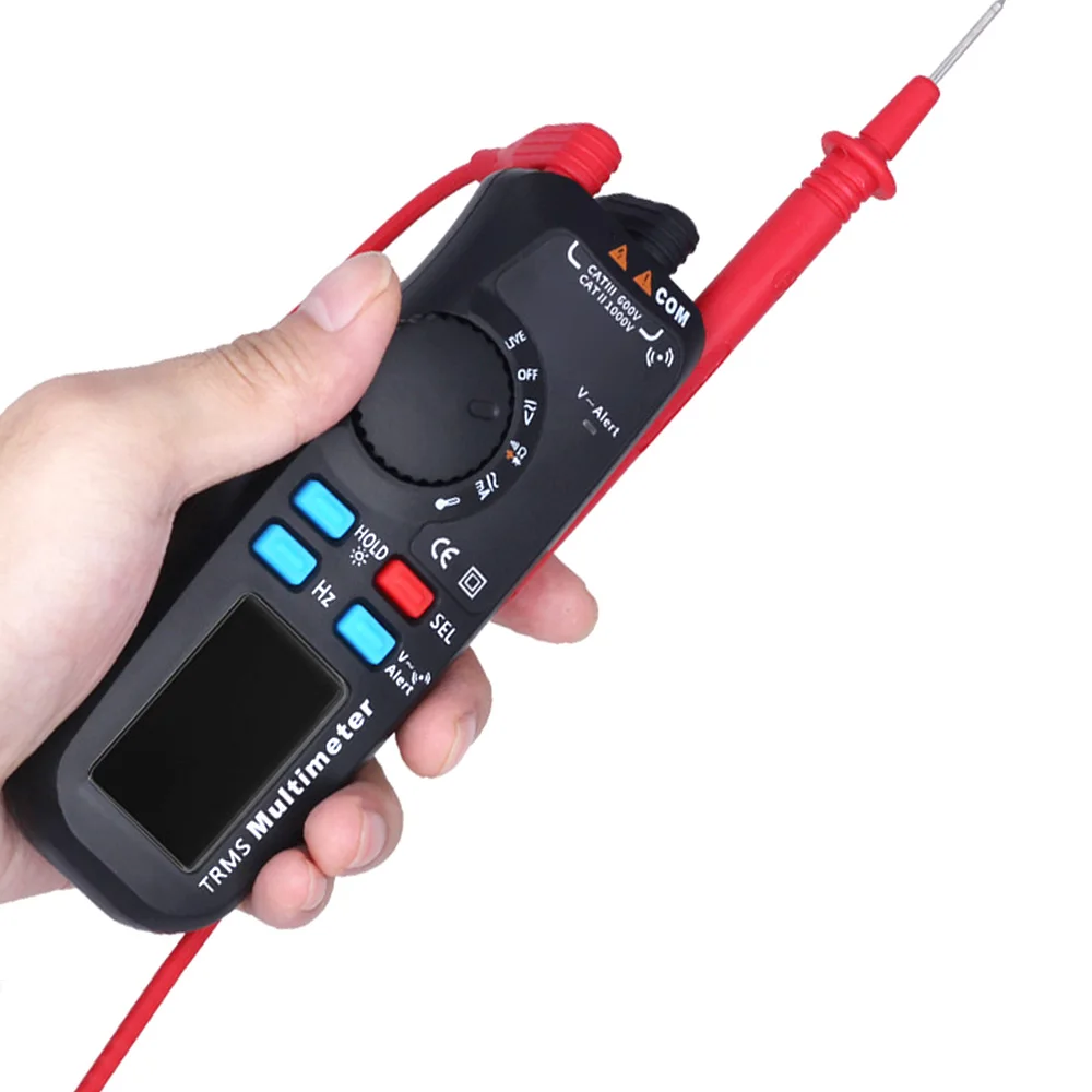 

High-precision pen-shaped digital multimeter Intelligent anti-burning universal table Small portable automatic