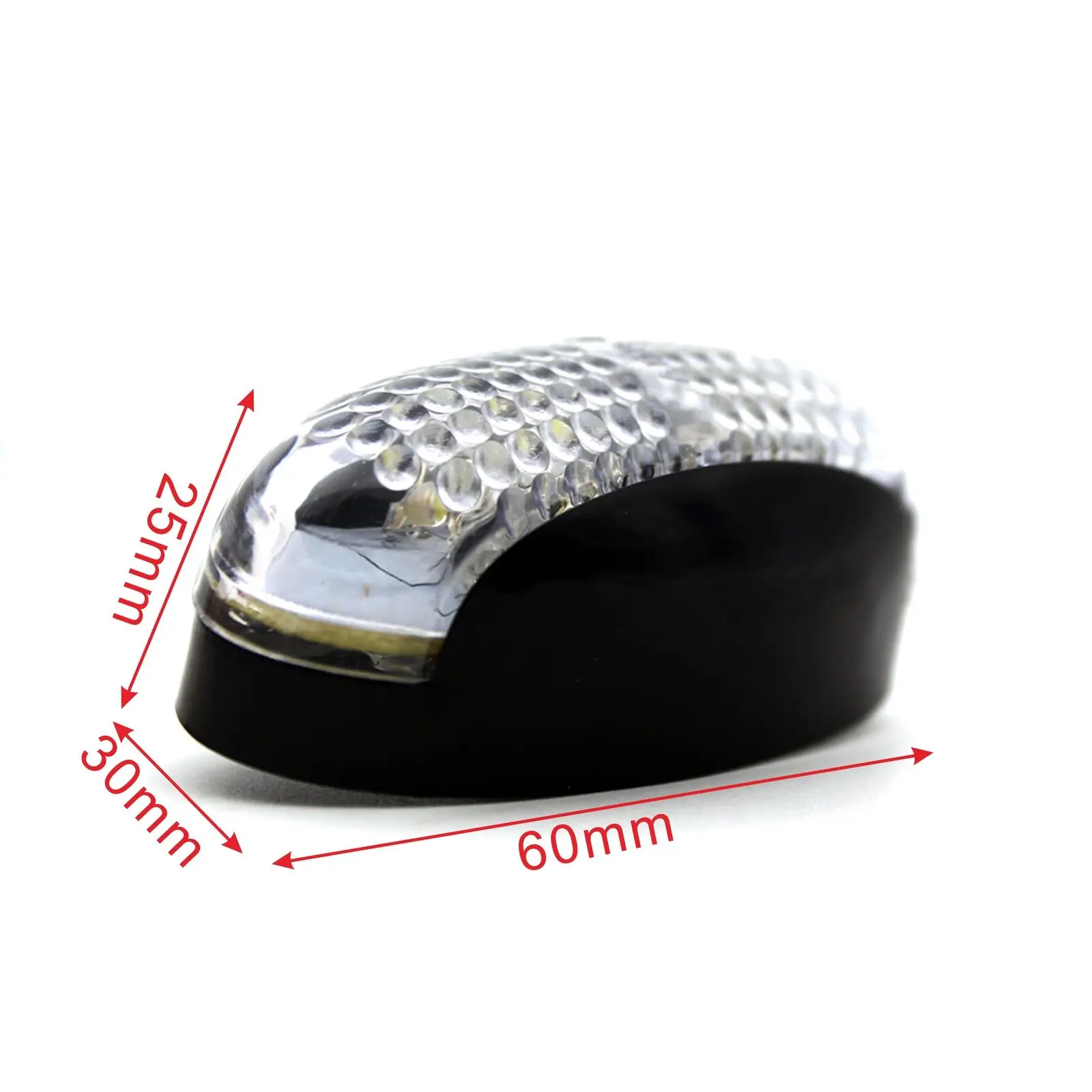 10 шт боковые габаритные огни красный зазор для автомобиля грузовика 12 В 24 в 60x30x25