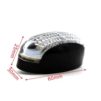 

10pcs Side marker lights Red Clearance For Car Truck 12V 24V 60x30x25mm
