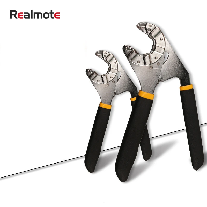 

Realmote 8 Inch Universal Multi-Function Wrench Adjustable Vintage Hexagon Craftsman Pliers Grip Spanner Tool Hot Sale