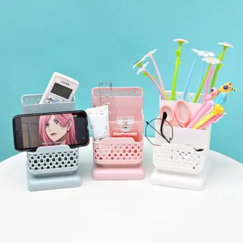 

Rattan Plastic Pen Holder Multifunctional Hollow Desktop Stationery Pencil Case