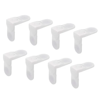 

uxcell 8pcs Cabinet Locks,Proof Adhesive Locks for Drawers,Cabinets,Doors White