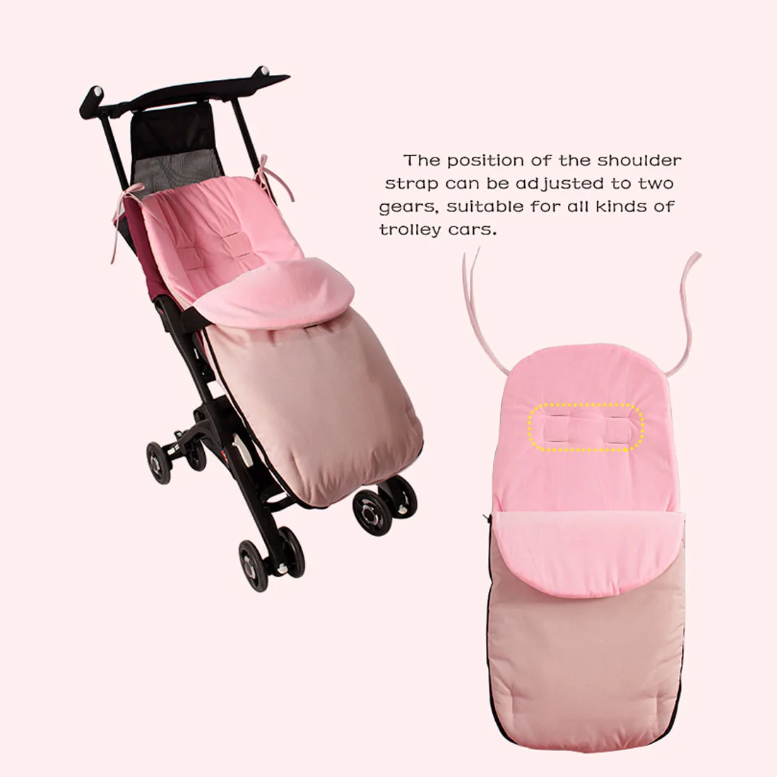 Зимний теплый для детской коляски спальный мешок утолщенная ветрозащитная коляска для малыша муфта для ног морозостойкий спальный мешок для малыша детский спальный мешок