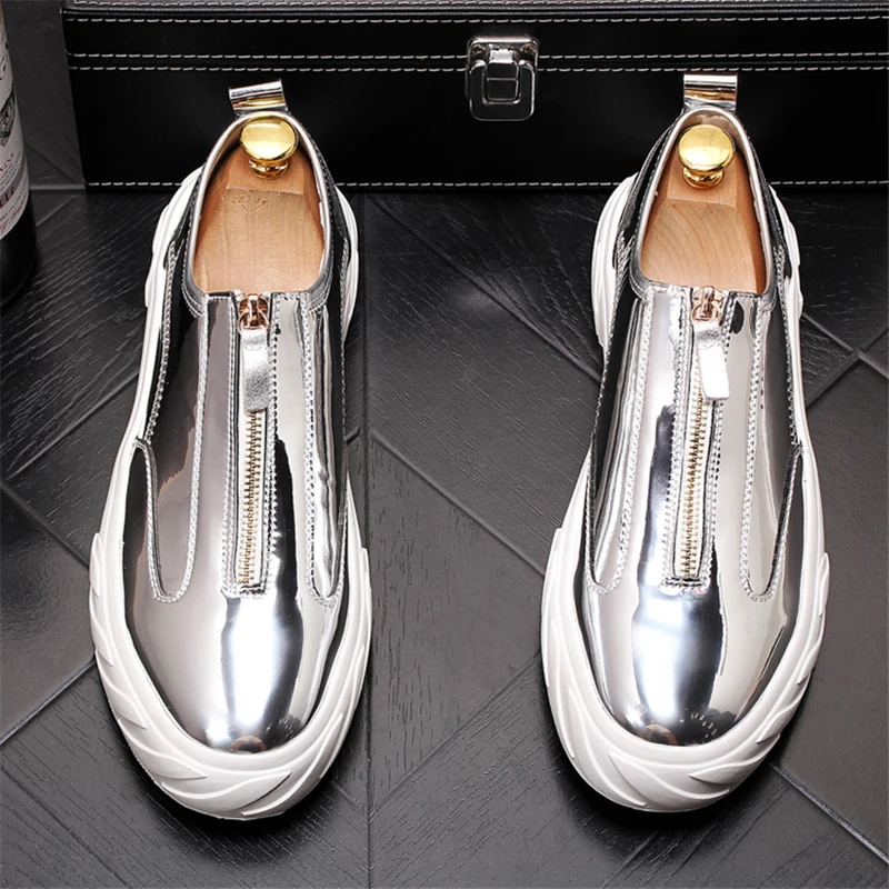 

Men Casual Shoes White Shoes Fashion Breathable Slip On Men Sneakers Spring Summer Low Shoes Thick Bottom Men Shoes Men Loafers