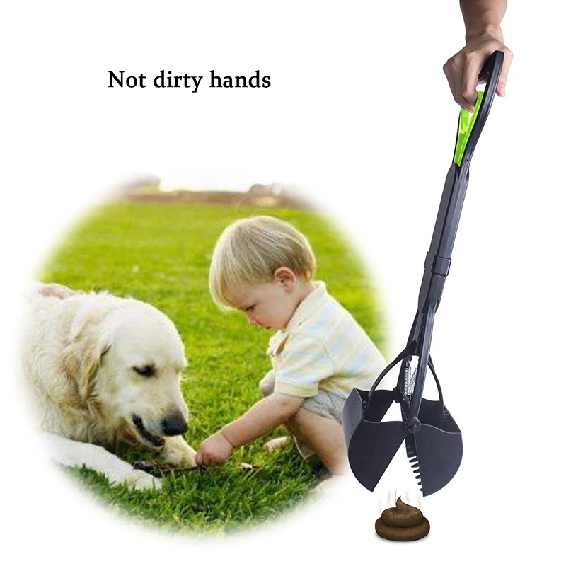 Pet Pooper Scooper с длинной ручкой захват, совок для уборки собачьих экскрементов для уборки животных отходы для собак щенков кошек отходы для уборки er инструменты для уборки на открытом воздухе