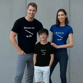 

Print clarinets tshirts gents big size s~5xL formal pop top tee