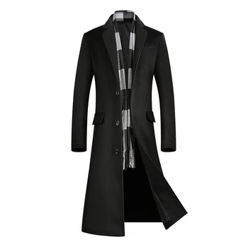 

coats for men,Long Coat Men,A Long Jacket Below The Knee,Men's Overcoat,Men's Coat Windbreaker,Men Coats,Wool Coat Men