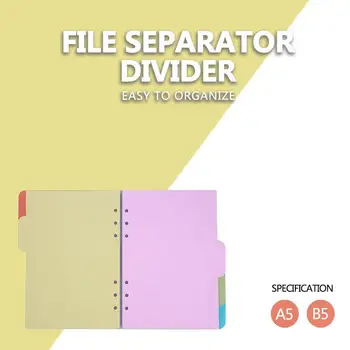 

Subject Dividers Creative Premium Loose-Leaf 6/9 Holes Filing Filler Folder Dividers Index Sheets School Supplies Stationery