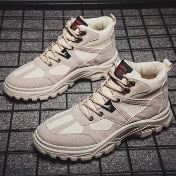 

DM716 Autumn Winter high top men's boots platform platform Martin boots men's sports casual men's shoes Botas masculinas