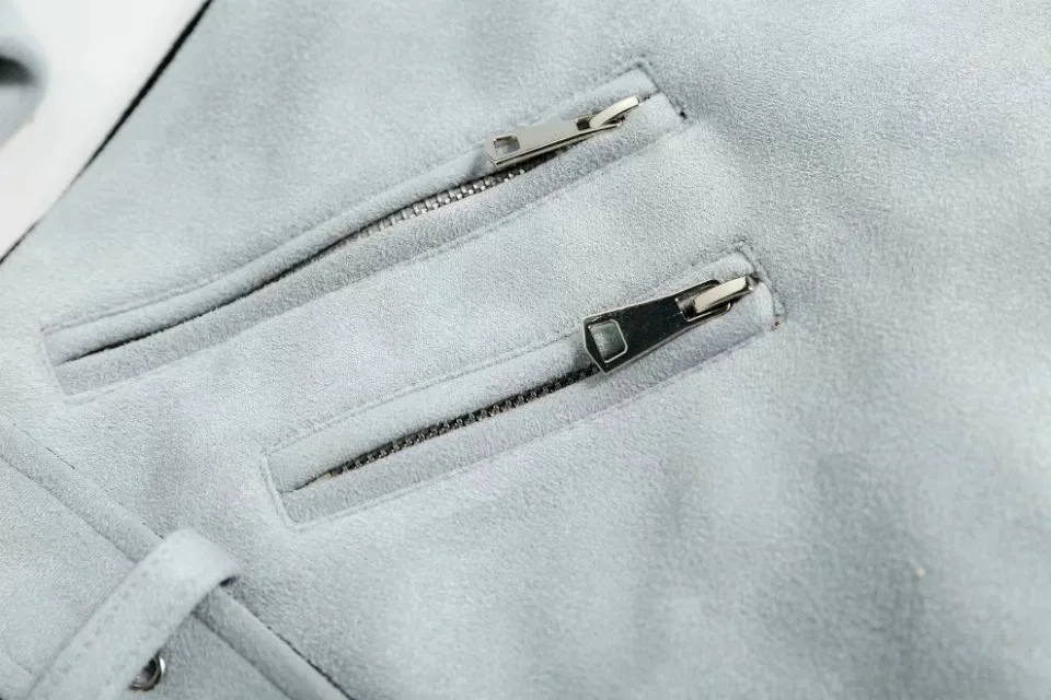 AliExpress, популярные модели, осенний стиль, западный стиль, модный вельветовый жакет из оленьей кожи, пальто с длинными рукавами