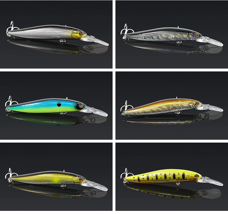 TUYA Wobblers Minnow Fishing Lures Magnet Weight System Trolling Lure Long Casting Artificial Hard Bait Slowly Floating