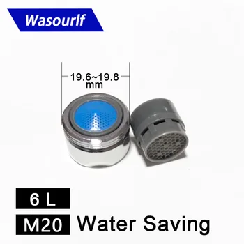WASOURLF 2 PCSก๊อกน้ำประหยัดน้ำAerator 4L M20ชายภายนอกแตะฟองอุปกรณ์เสริมห้องน้ำอ่างล้างหน้าห้องครัว 1