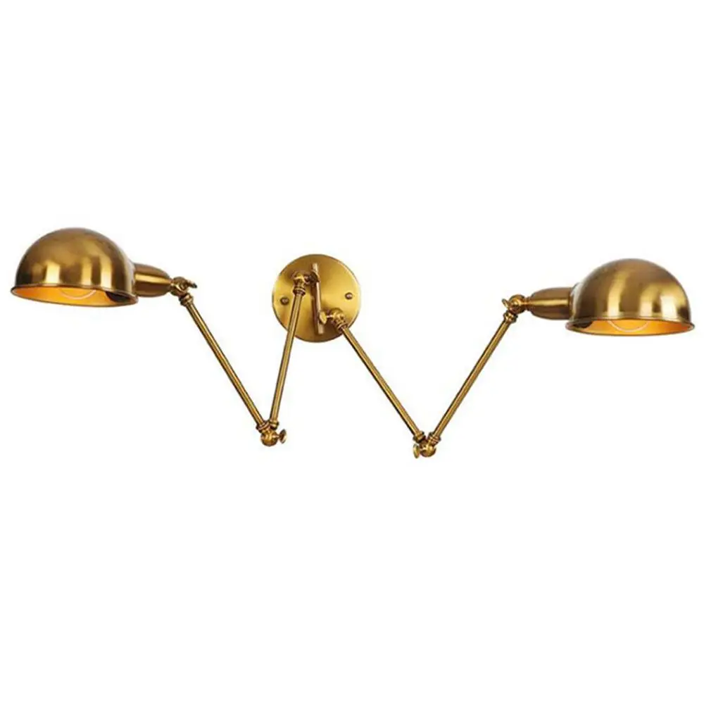 Double Swing Arm wall Lights Bedside novelty indoor lamp modern Wall Sconce bedroom wall lamps Reading Light E27 lighting decor