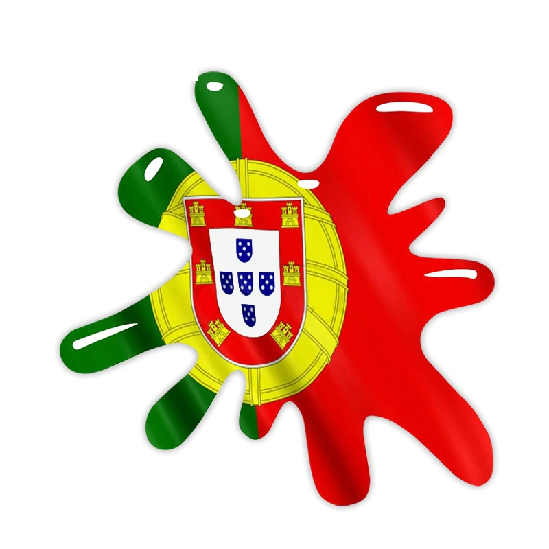 

Car Sticker Decal Creative New 3D Design with Portugal Portuguese Flag Motorcycle Car Window Accessories PVC 13cm X 13cm