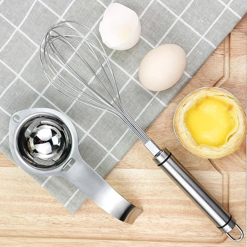 Kitchen Egg Tools Stainless Steel Egg Separator Creative Egg Yolk Separator Metal Egg Divider Filter Kitchen Cooking Accessories (9)