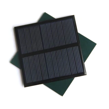 

0.7W 5V Mini Solar Panel Polycrystalline Solar Cell Small Power 3.7V Battery Charger Led Light Study 10pcs 70*70MM