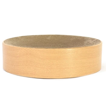 

LBER Pet Cat Toy Large Round Shape Cat Litter New Bowl Shaped Corrugated Paper Cat Scratch Board Cat Claws Care Pet Catch Climb