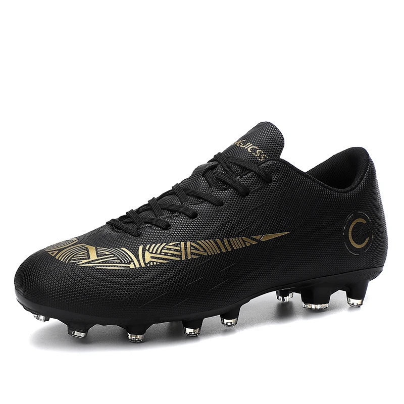 

2019 Size 35-45 Men Boy Kids Soccer Cleats Turf Football Soccer Shoes TF Hard Court Sneakers Trainers Football Boots