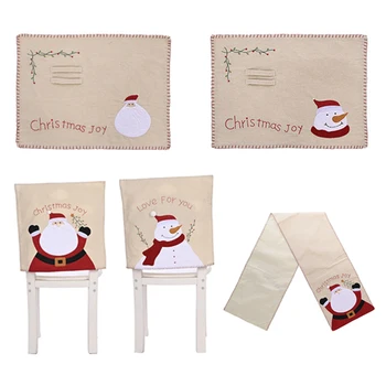 

Santa Claus Merry Christmas Snowman Kitchen Decor 2020 Christmas Decoration for Home Xmas Navidad Gifts New Year 2021