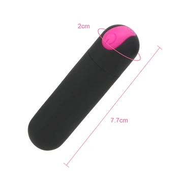 10 Mini Bullet Vibrator Speed Strong Vibration G-spot Massager Powerful Finger Design USB Rechargeable Sex Toys for Women 6