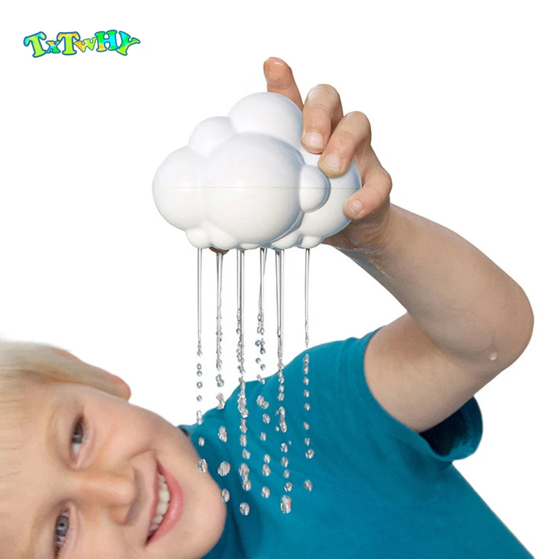 

Baby Bath Toys for Children Rubber Cloud Rainbow Raindrops Beach Toys Water for Kids swiming pool water game swimming toys