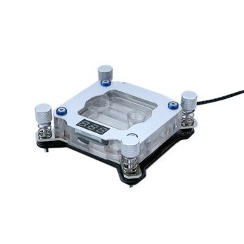 

Computer PC CPU Cooler Block for LGA 1151 115X 2011 Platform Temperature Sense Motherboard Heatsink AURA. UPR-2018