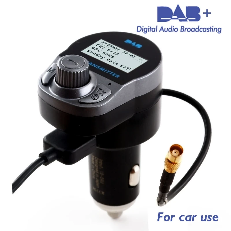 Популярный DAB-B2 автомобильный DAB цифровой радиоприемник Bluetooth MP3 плеер fm-передатчик+ антенна
