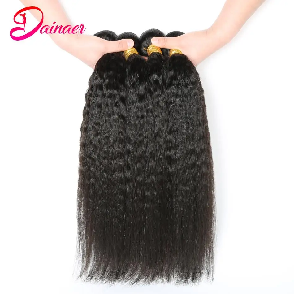 Kinky Straight Hair Bundles 3