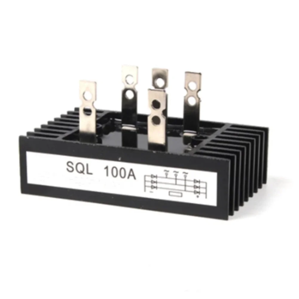1PCS Bridge Rectifier 5 Terminal Three Phase Diode Module 40A/60A/80A/100A 1600V | Лампы и освещение